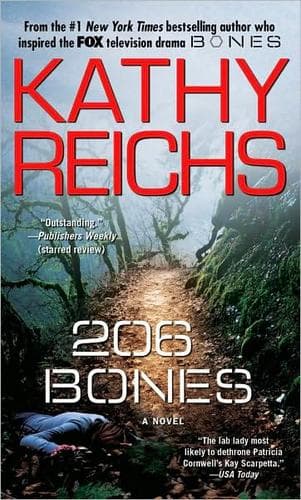 Cover of 206 bones by Kathy Reichs