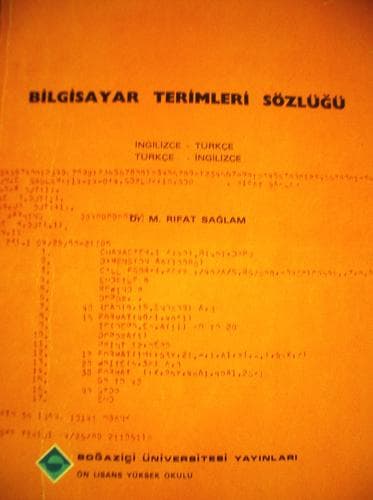 Cover of Bilgisayar terimleri sözlüğü by M. Rıfat Sağlam