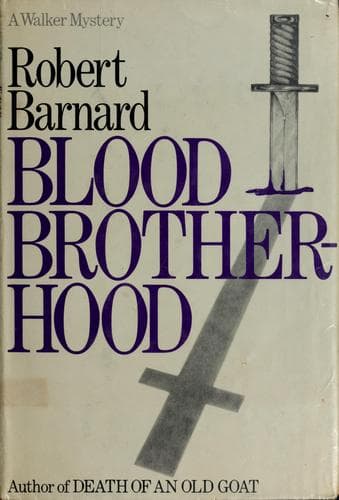 Cover of Blood brotherhood by Robert Barnard