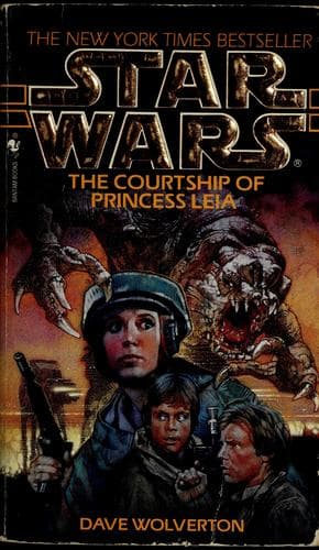 Cover of Star Wars - The Courtship of Princess Leia by Dave Wolverton