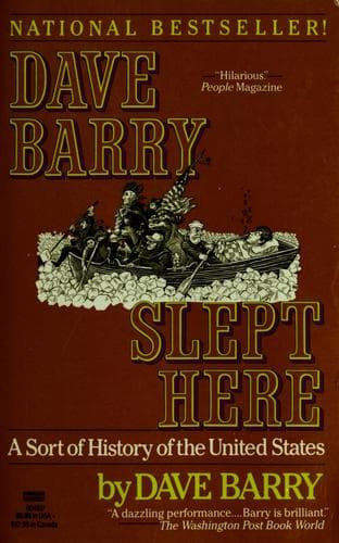 Cover of Dave Barry Slept Here by Dave Barry
