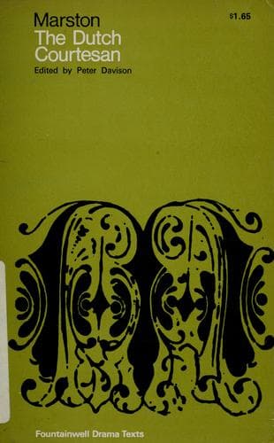 Cover of The Dutch courtesan by John Marston