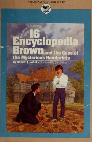 Cover of Encyclopedia Brown and the Case of the Mysterious Handprints by Donald J. Sobol
