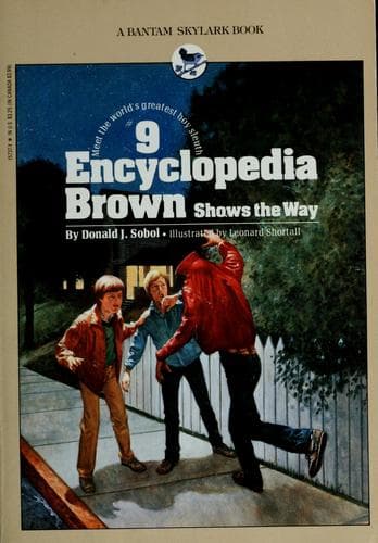Cover of Encyclopedia Brown Shows the Way by Donald J. Sobol