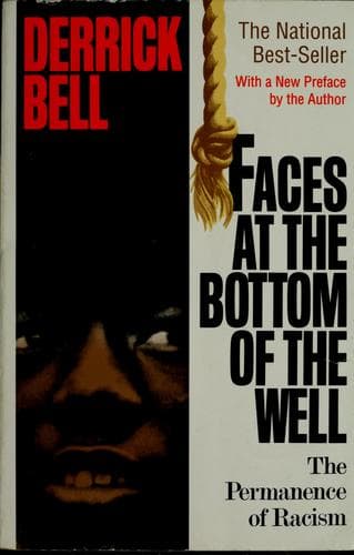 Cover of Faces at the bottom of the well by Derrick A. Bell