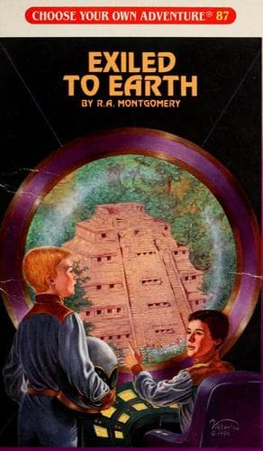 Cover of Choose Your Own Adventure - Exiled to Earth by R. A. Montgomery