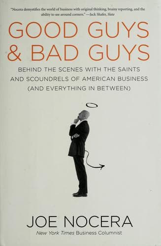 Cover of Good guys and bad guys by Joseph Nocera