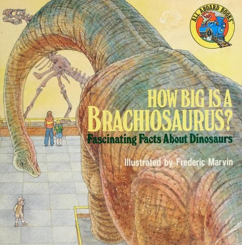 Cover of How big is a brachiosaurus? by Susan Carroll