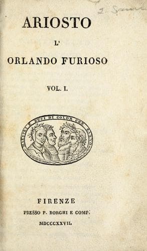 Cover of Orlando Furioso by Ludovico Ariosto