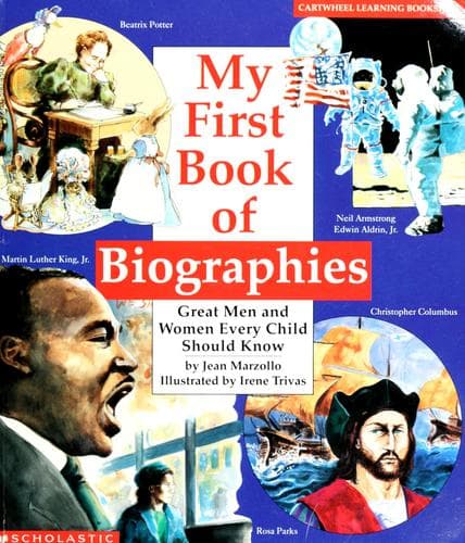Cover of My first book of biographies by Jean Marzollo