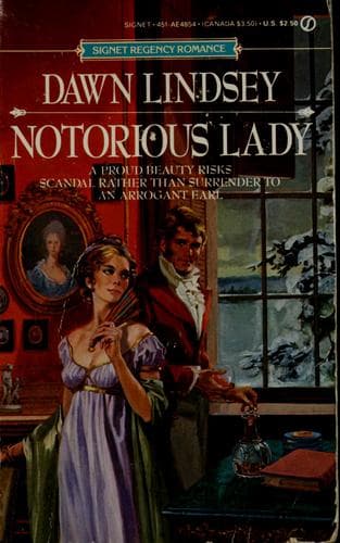 Cover of Notorious Lady by Dawn Lindsey