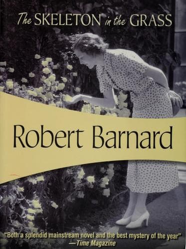 Cover of The skeleton in the grass by Robert Barnard