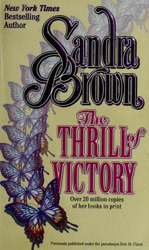 Cover of The thrill of victory by Sandra Brown