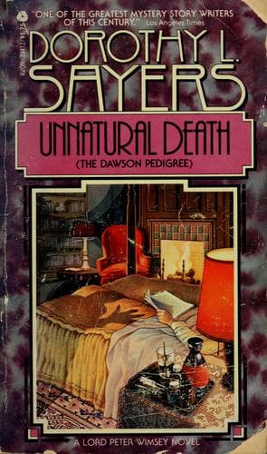Cover of Unnatural Death by Dorothy L. Sayers