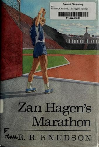 Cover of Zan Hagen's marathon by R. Rozanne Knudson