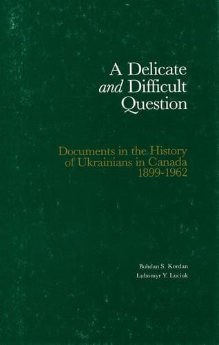Cover of A Delicate and Difficult Question by Bohdan Kordan