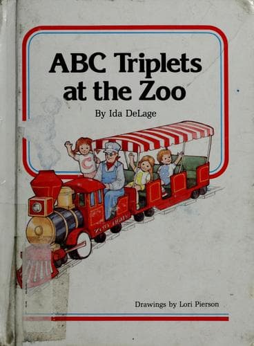 Cover of ABC triplets at the zoo by Ida DeLage