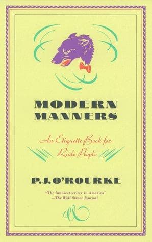 Cover of Modern manners by P. J. O'Rourke