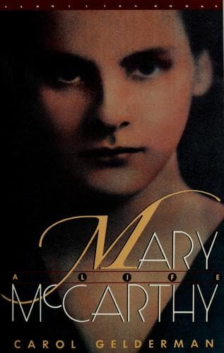 Cover of Mary McCarthy by Carol W. Gelderman