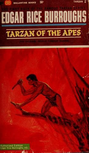 Cover of Tarzan of the Apes by Edgar Rice Burroughs