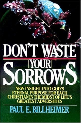 Cover of Don't waste your sorrows by Paul E. Billheimer