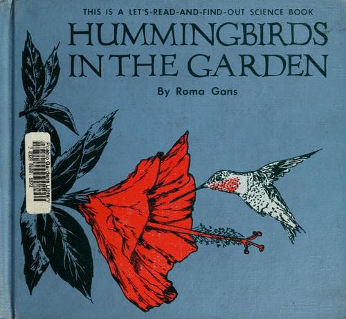 Cover of Hummingbirds in the garden by Roma Gans