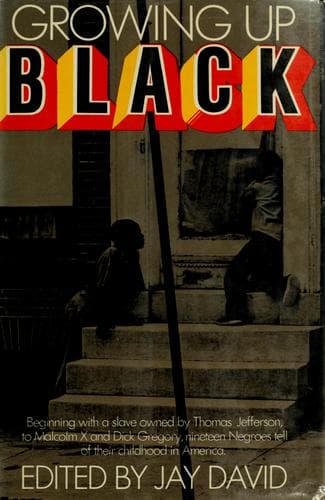 Cover of Growing up Black by David, Jay