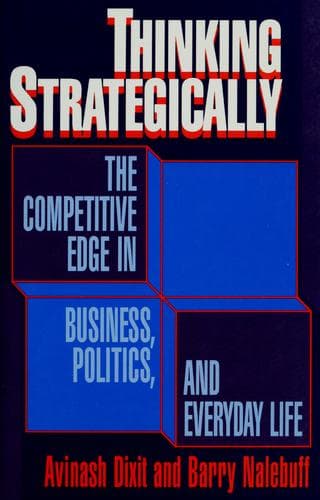 Cover of Thinking Strategically by Avinash K. Dixit