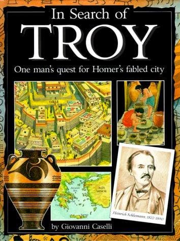 Cover of In Search of Troy by Giovanni Caselli