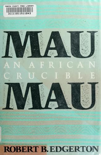 Cover of Mau Mau by Robert B. Edgerton