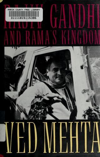 Cover of Rajiv Gandhi and Rama's kingdom by Ved Mehta