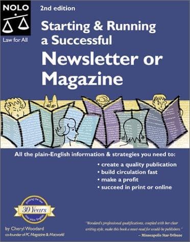Cover of Starting & running a successful newsletter or magazine by Cheryl Woodard