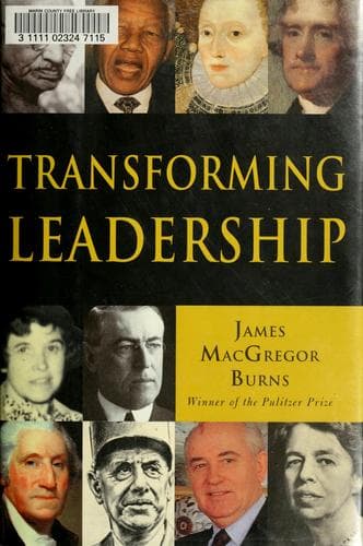 Cover of Transforming Leadership by James MacGregor Burns