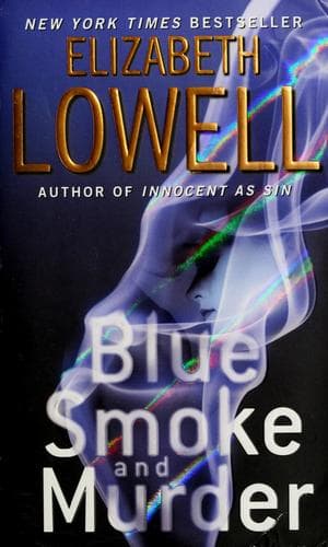 Cover of Blue smoke and murder by Ann Maxwell