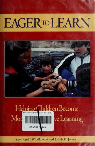 Cover of Eager to learn by Raymond J. Wlodkowski