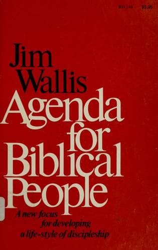 Cover of Agenda for Biblical people by Jim Wallis