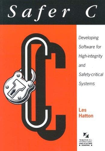 Cover of Safer C by Les Hatton