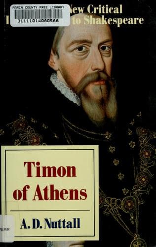 Cover of Timon of Athens by Nuttall, A. D