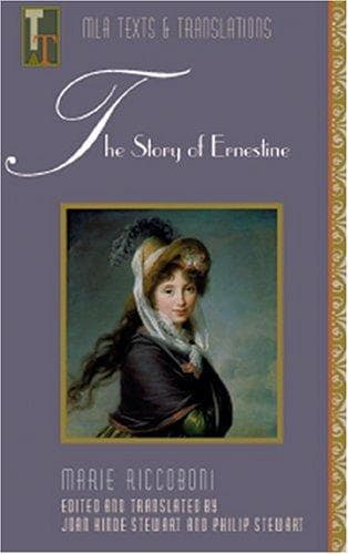 Cover of The story of Ernestine by Marie Jeanne de Heurles Laboras de Mezières Riccoboni