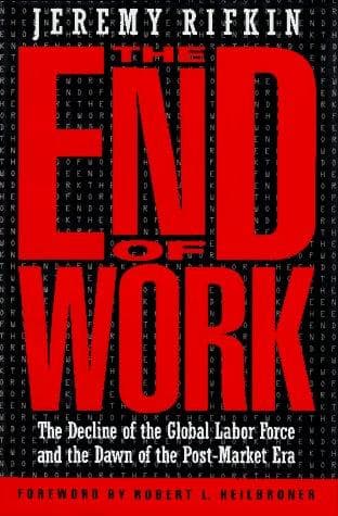 Cover of The end of work by Jeremy Rifkin