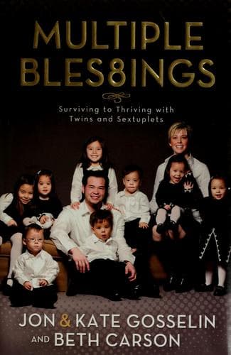 Cover of Multiple blessings by Jon Gosselin
