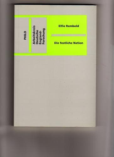 Cover of Die festliche Nation by Elfie Rembold