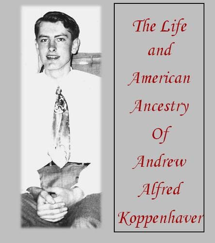 Cover of The life and American ancestry of Andrew Alfred Koppenhaver by Tim Koppenhaver