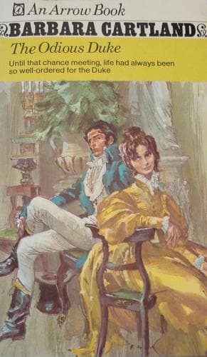 Cover of The Odious Duke by Barbara Cartland