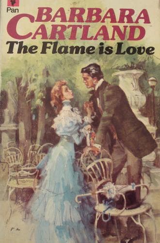 Cover of The Flame Is Love by Barbara Cartland