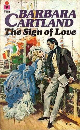 Cover of The sign of love by Barbara Cartland