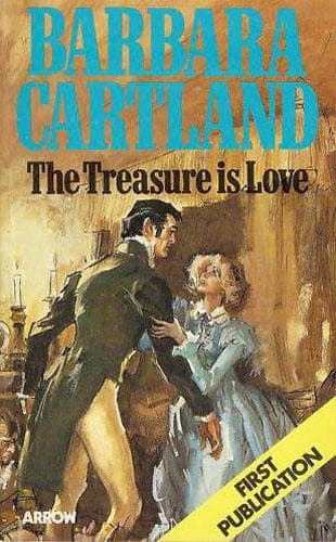 Cover of The Treasure is Love by Barbara Cartland