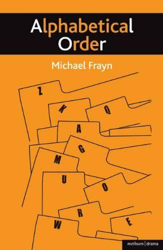 Cover of Alphabetical order by Michael Frayn