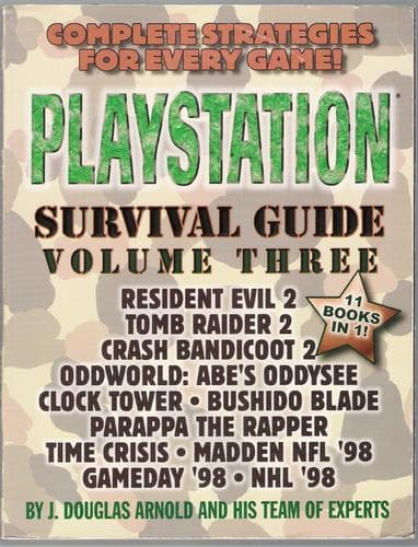 Cover of PlayStation Survival Guide by J. Douglas Arnold
