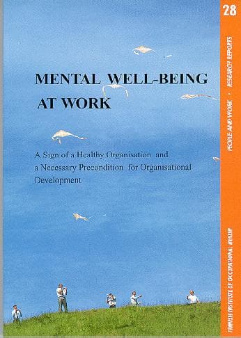 Cover of Mental well-being at work by Kyösti Waris